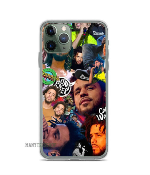 J Cole Collage iPhone Case