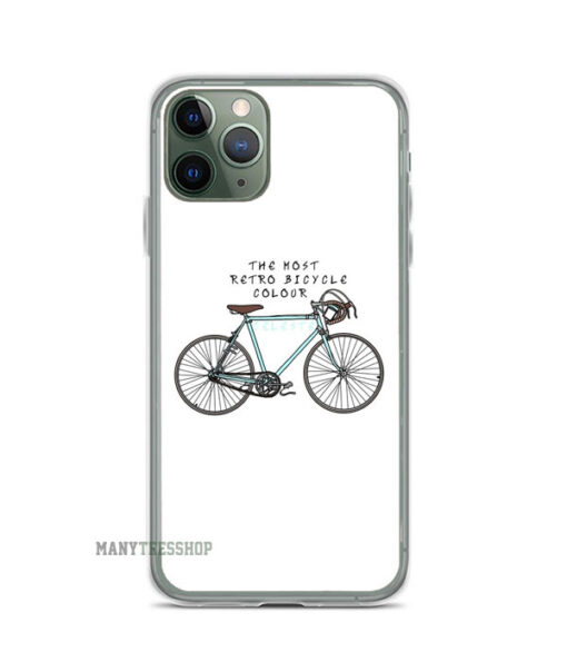 Retro Colour Road Bicycle iPhone Case