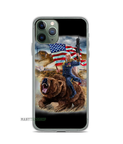 President Donald Trump Building Epic Wall iPhone Case