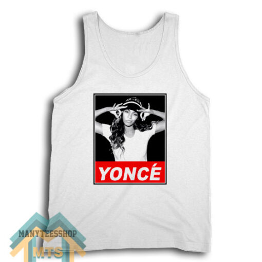 Beyonce Yonce Obey Style Tank Top For Unisex