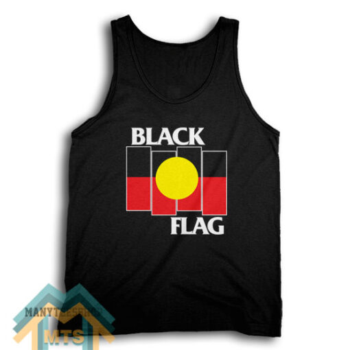 Black Flag X Aboriginal Flag Tank Top For Unisex