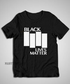 Black Lives Matter Black Flag Parody T-Shirt For Women’s or Men’s