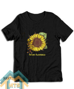 Autism Awareness Sunflower T-Shirt
