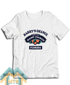 Barry's Orange Hand Picked Florida T-Shirt