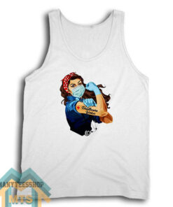Nurse Healthcare Worker strong tattoos Tank Top For Unisex