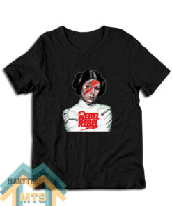 REBEL REBEL Princess Leia Star Wars T-Shirt For Women’s or Men’s