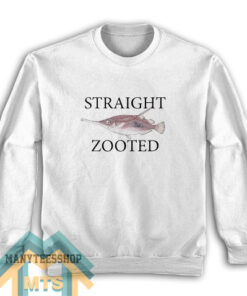 Straight Zooted Fish Sweatshirt For Unisex