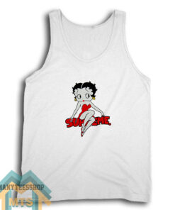 Supreme Betty Boop Tank Top For Unisex
