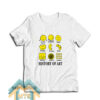 History of Art Smiley Face T-Shirt