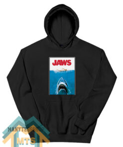Jaws Movie Poster Hoodie For Unisex