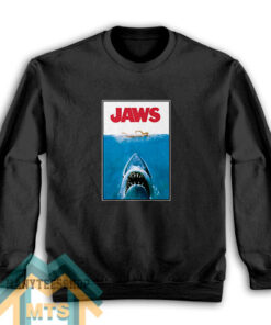 Jaws Movie Poster Sweatshirt For Unisex