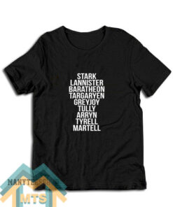 Game Of Thrones Houses T-Shirt