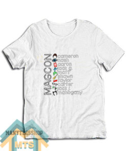Magcon Boy Collage Name T-Shirt