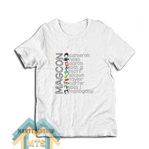 Magcon Boy Collage Name T-Shirt