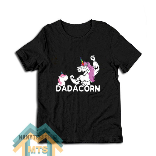 Dadacorn Unicorn Dad T-Shirt