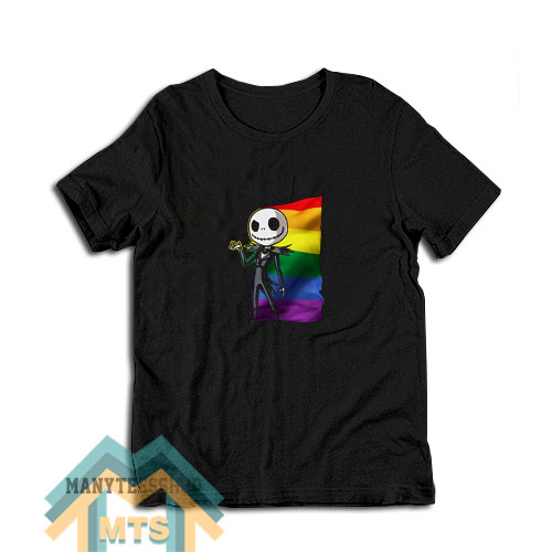 Jack Skellington Lgbt Pride T-Shirt