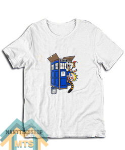 Calvin And Hobbes Doctor Who T-Shirt