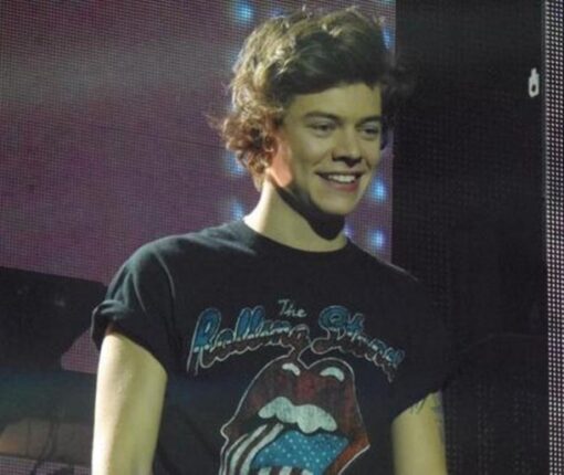 Harry Styles Rolling Stones American Flag T-Shirt