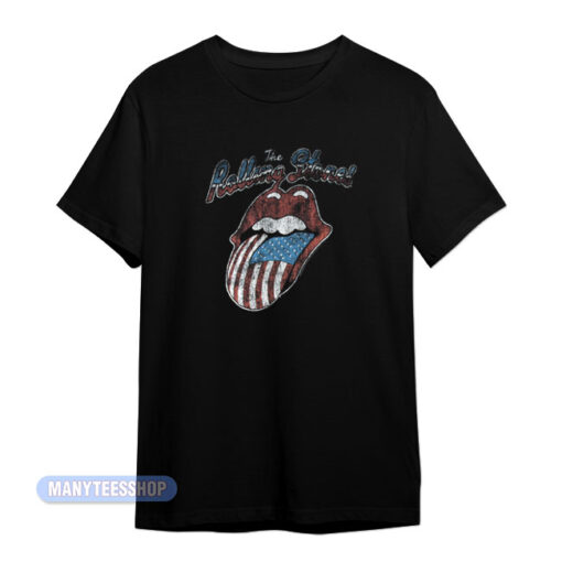 Harry Styles Rolling Stones American Flag T-Shirt