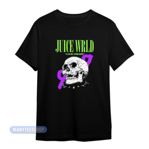 Juice Wrld Lucid Dreams 999 Skull T-Shirt