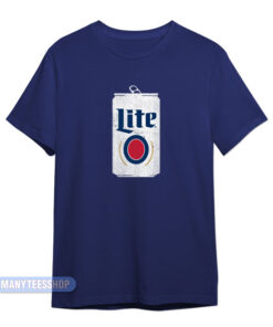 Miller Lite Beer Large Can T-Shirt