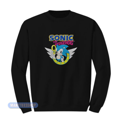 Sonic The Hedgehog Rings And Wings Sweatshirt