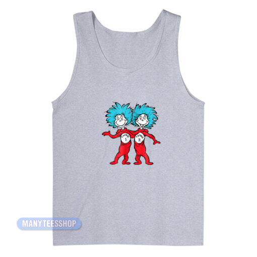 Dr Seuss Thing 1 And Thing 2 Buddies Tank Top