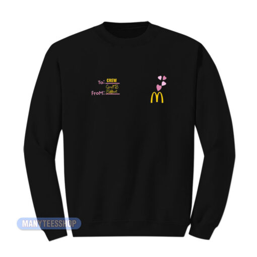 McDonald's To Crew From Cardi B Offset Sweatshirt