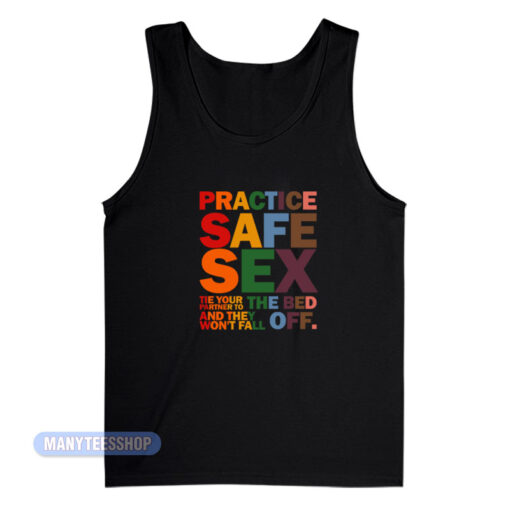 Practice Safe Sex Pride Tank Top