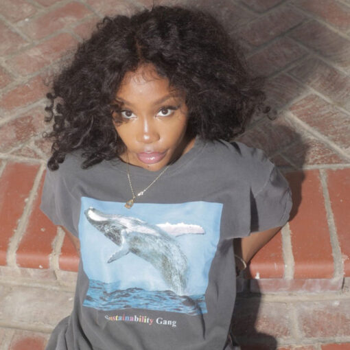 Sza Sustainability Gang Whale Jumping T-Shirt
