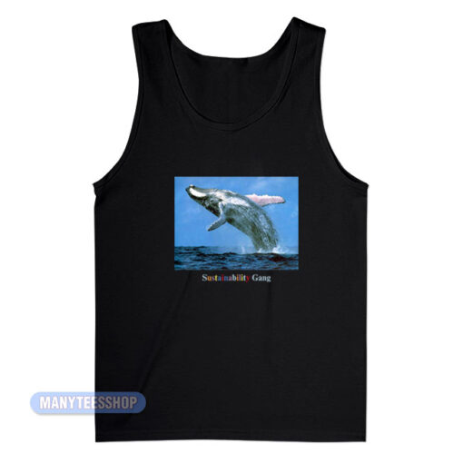 Sza Sustainability Gang Whale Jumping Tank Top