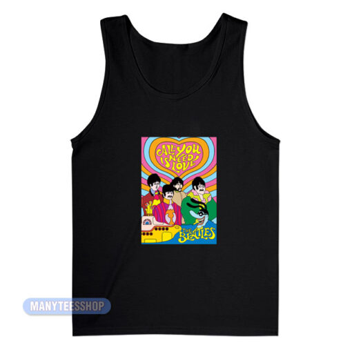 The Beatles All You Need Is Love Tank Top