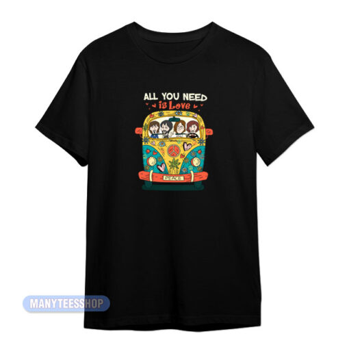 The Beatles Hippie All You Need Is Love T-Shirt