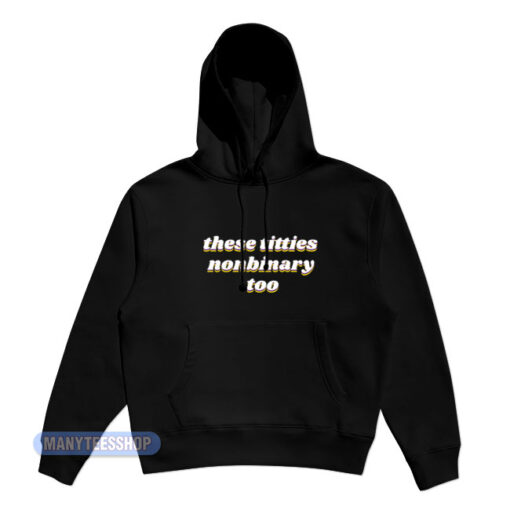 These Titties Nonbinary Too Hoodie