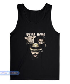 We're Here The Wyatt Family Sheep Tank Top