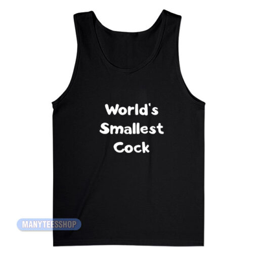 World's Smallest Cock Tank Top