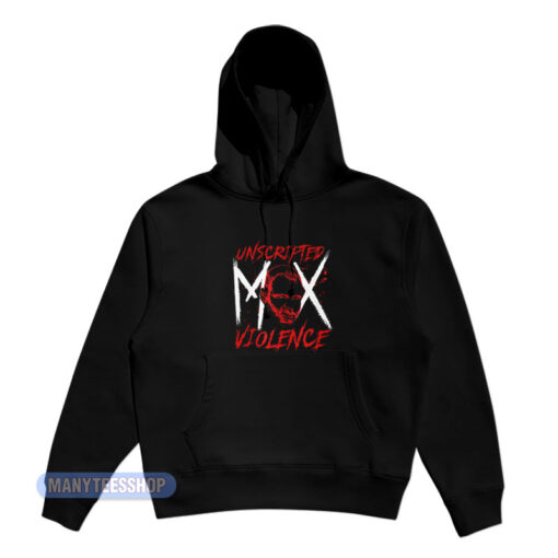 Jon Moxley Mox Face Unscripted Violence Hoodie