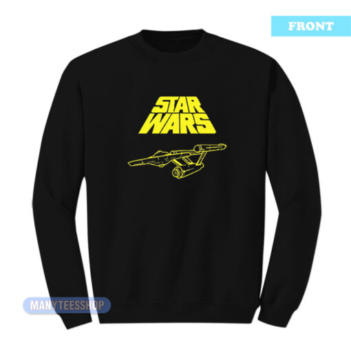Star Wars Star Trek May The Force Sweatshirt