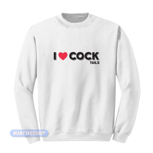 I Love Cocktails Sweatshirt