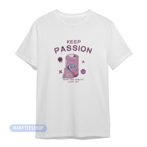 Keep Passion Fanta Pokemon Gengar T-Shirt
