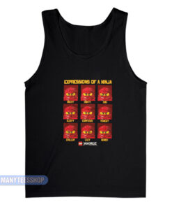 Expressions Of A Ninja Lego Ninjago Tank Top