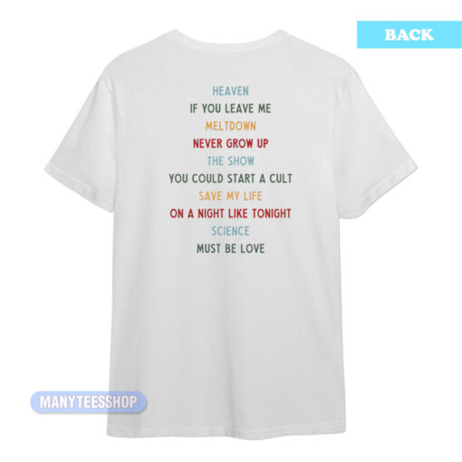 Niall Horan The Show Tracklist T-Shirt