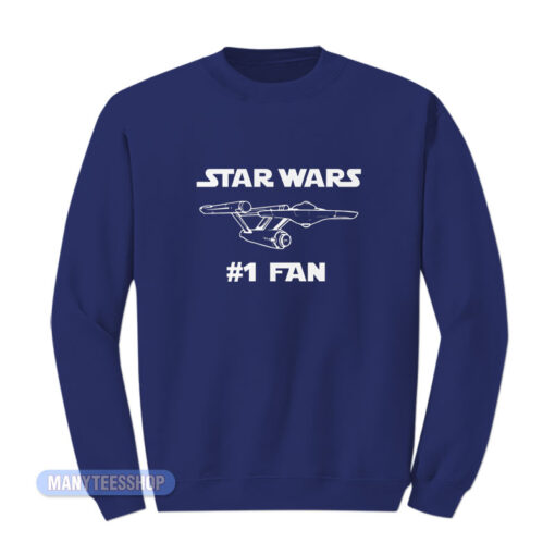 Star Wars Star Trek 1 Fan Sweatshirt