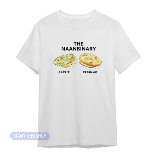 The Naanbinary Garlic Regular T-Shirt