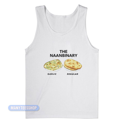 The Naanbinary Garlic Regular Tank Top