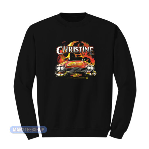 Christine Movie Car On Fire Sweatshirt