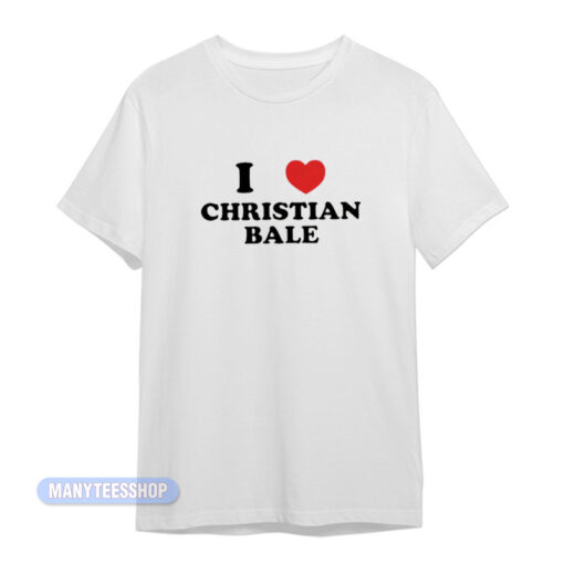 Olivia Rodrigo I Love Christian Bale T-Shirt