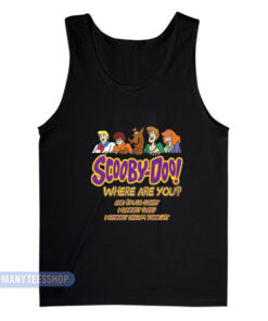 Scooby Doo Where Are You Tank Top