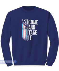 Transgender Come And Take It Gun Flag Sweatshirt