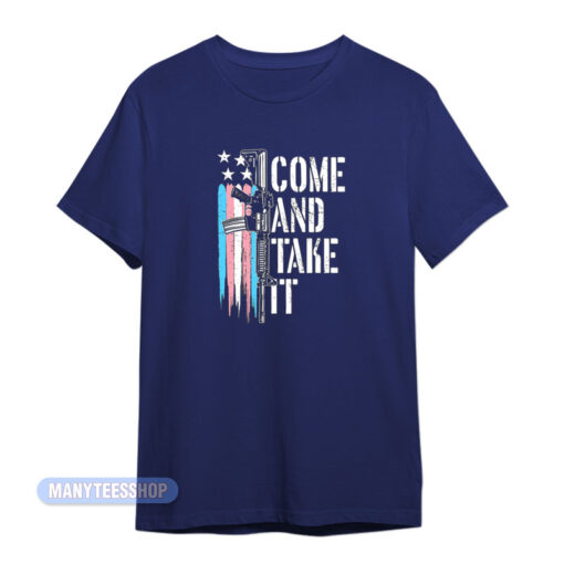 Transgender Come And Take It Gun Flag T-Shirt